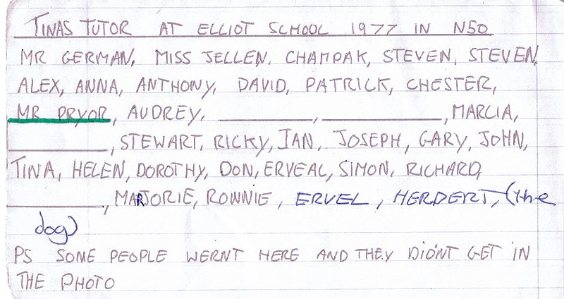 N50 1977 (Tutor Godfrey Pryor)