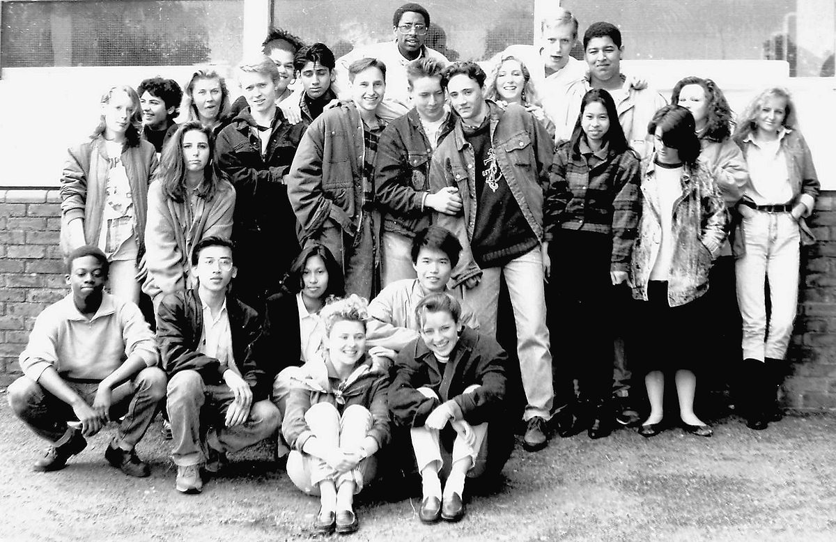 Some members of the 6th Form 1988/9